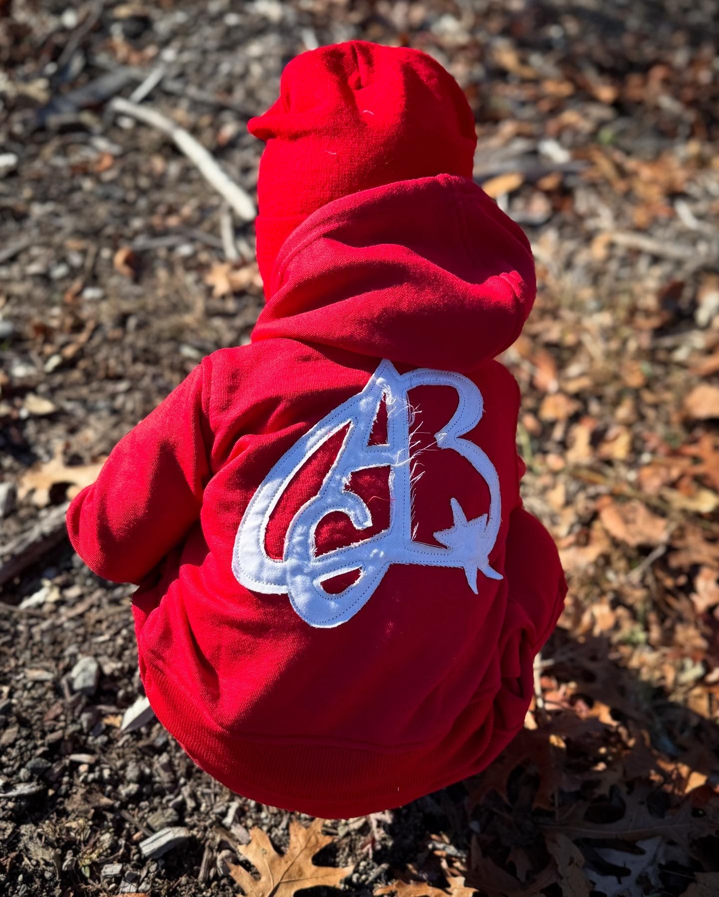 Kidz Stacked Sweat Set (RED)