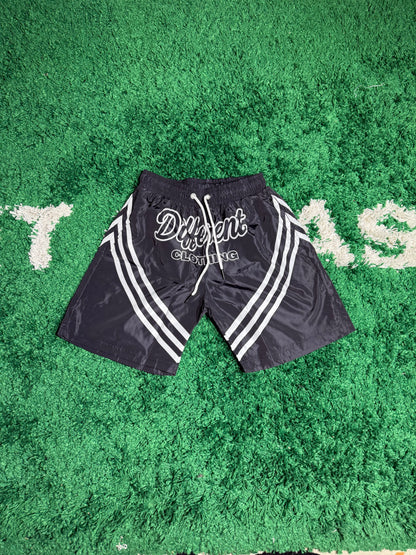 DIFFERENT CLOTHING SWISHY SHORTS BLACK