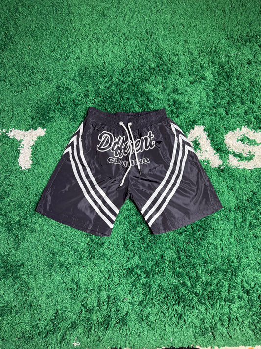 DIFFERENT CLOTHING SWISHY SHORTS BLACK