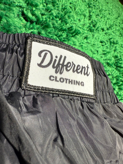 DIFFERENT CLOTHING SWISHY SHORTS BLACK