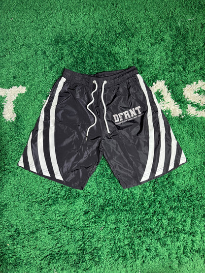 DESIGNED FOR RARITY SWISHY SHORTS BLACK